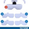 YOCTOSUN Head Mount Magnifier with 2 Led Professional Jeweler's Loupe