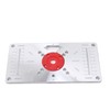 Router Table Insert Plate Woodworking Aluminum Router Plate with 4