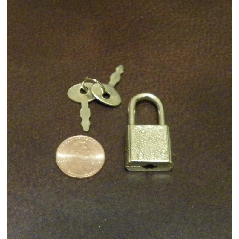 H.T.C. Lot of 3 - Mini BRASS Locks w/ Keys
