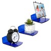 evron Acrylic Floating Shelves for Wall Decor (Translucent Blue, S4.62
