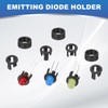PATIKIL 3mm Emitting Diode Holder Kit, 50Pcs Plastic LED Holder