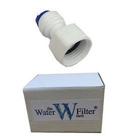 3/4" 1/2" 3/8" 1/4" 7/16" Female BSP Fitting Connectors x 6mm or 10mm water pipe, Aquatic, Fish, Reverse Osmosis (1/2" Female X 1/4" Pushfit)