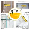 Windshield Car Squeegee and Collapsible Washing Bucket Combo Set, 2