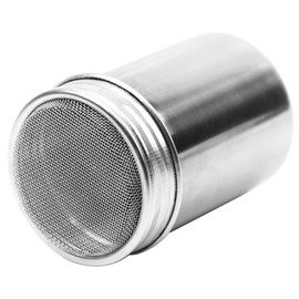 Honbay Stainless Steel Chocolate Shaker Icing Sugar Powder Cocoa Flour Coffee Sifter Cooking Tools Lid Chocolate Shaker Cocoa