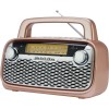 Studebaker SB2006RG Bluetooth AM/FM Portable Radio Rechargeable (Rose Gold) [New