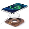 HEWYIOS Mobile Phone Holder for MagSafe Charger, 2023 Upgraded Walnut