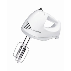 Proctor Silex Plus 62545 Hand Mixer, White