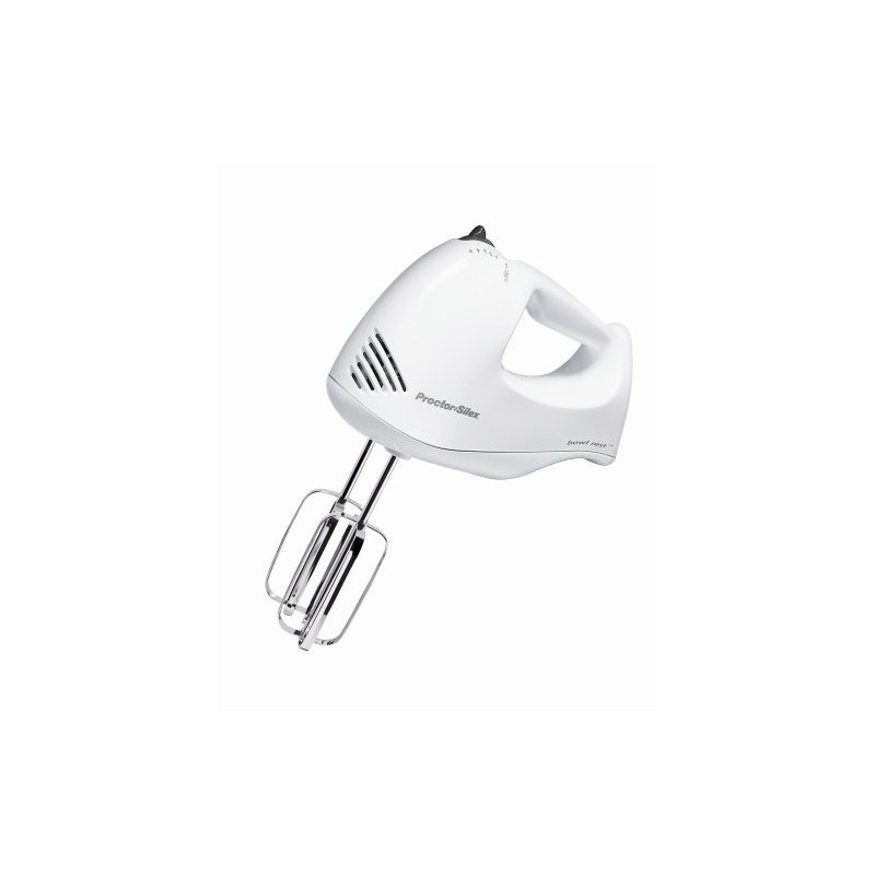 Proctor Silex Plus 62545 Hand Mixer, White