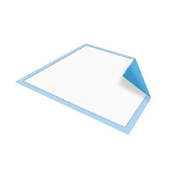 Platinum Care Pads Disposable Underpads Size 17X24 Case of 300 Blue and White Great for Changing Table and Surfaces