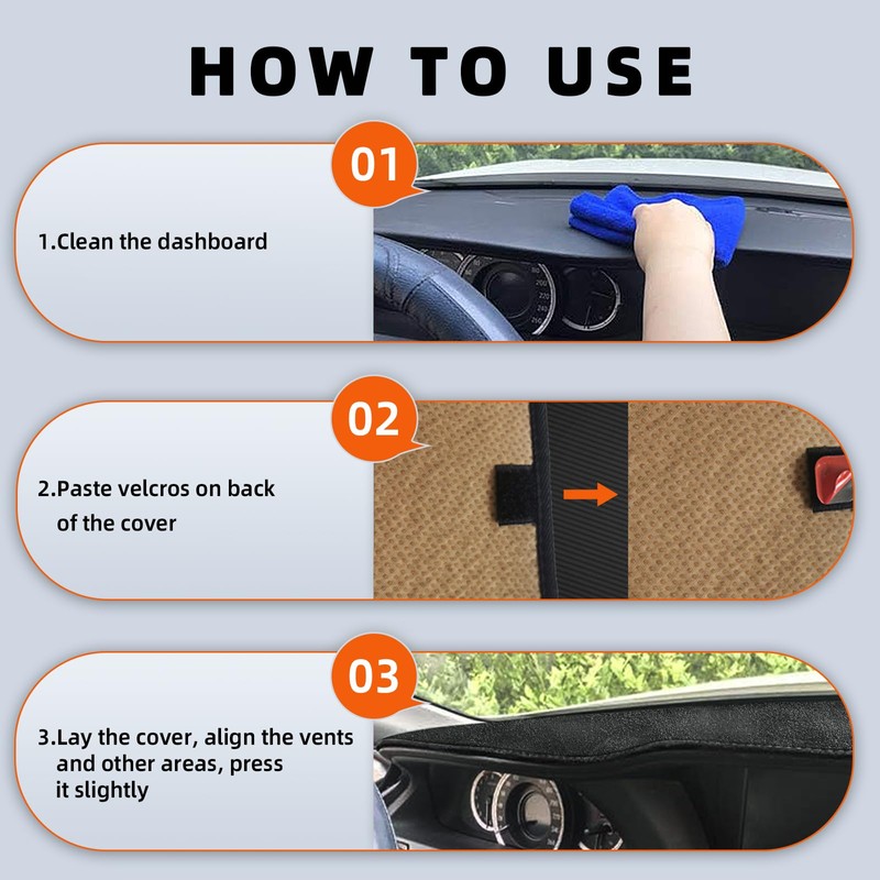 KEYOOG Dashboard Cover Dash Mat Fit for in-finiti 12-09 FX35,2013