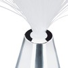 Relaxdays Fibreglass Lamp, Flowing Colour Changing, LED Retro Lamp, Mood
