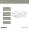 ClosetMaid ShelfTrack Wire Basket Add-On Drawer, Compatible with Drawer Frame