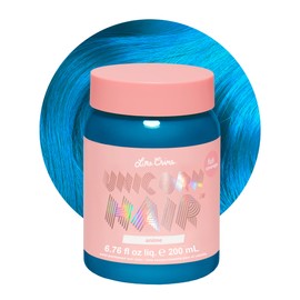Lime Crime Lime Crime Unicorn Hair Dye Full Coverage, Anime (Candy Blue) - Vegan and Cruelty Free Semi-Permanent Hair Color Conditions & Moisturizes - Temporary Blue Hair Dye With Sugary Citrus Vanilla Scent