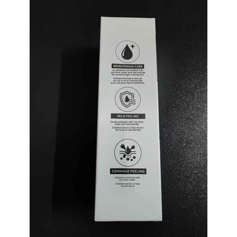 Exfoliating Rice Peel Shot Face Serum & Body Scrub,
