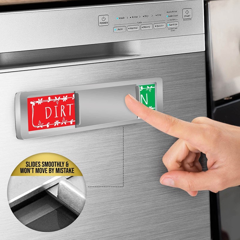 Dishwasher Magnet, Clean Dirty Sign Indicator for Dishwasher Easy to