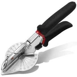 Milifox Angle Cutter for Cable Trunking – SK5 Blade, Aluminium Dial, 45°-135° Adjustable Slider, Ergonomic Handle for Precise Cutting of Trunking, Soft Packaging & Plastic