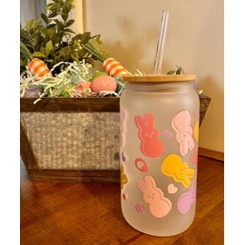 Handmade Easter Peeps Cold Coffee |16oz LibbyBeer |Can Glass Can