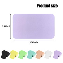 100 Pcs Small Note Cards Note Business Cards Thanksgiving Message Gift Business Message (Black)