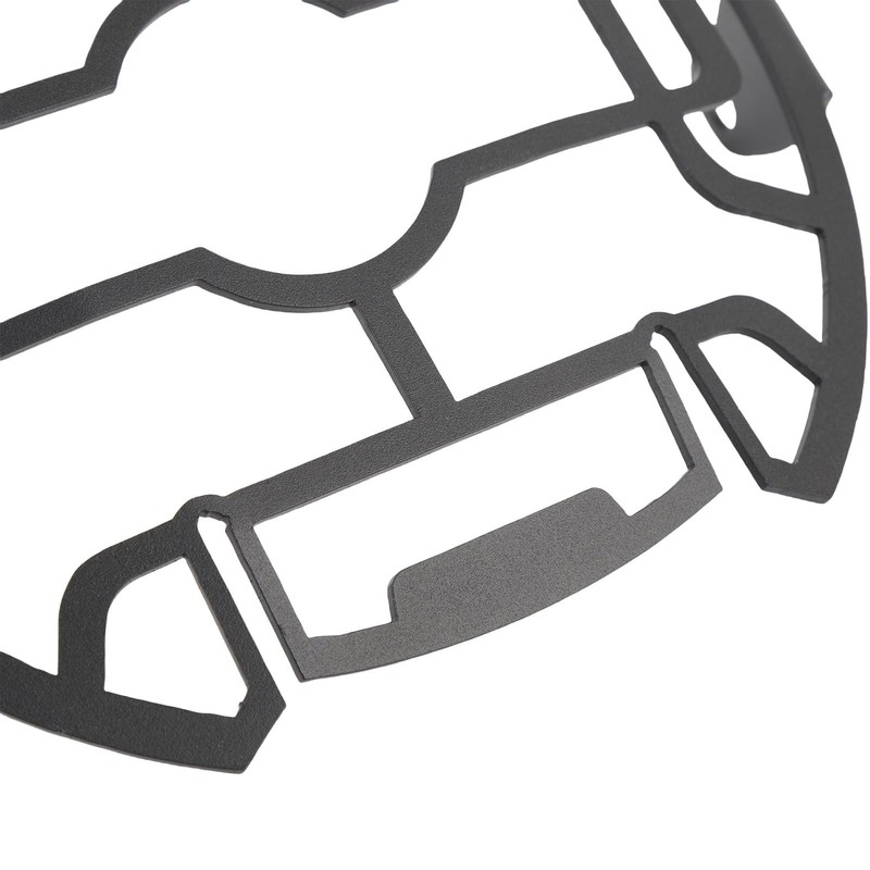 Motorcycle Headlight Cover, Metal Lightweight Stylish Look Headlamp Protector Cover