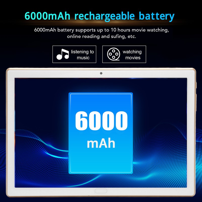 10.1 Inch Tablet 128GB ROM 8GB RAM 5G WiFi 1920x1200