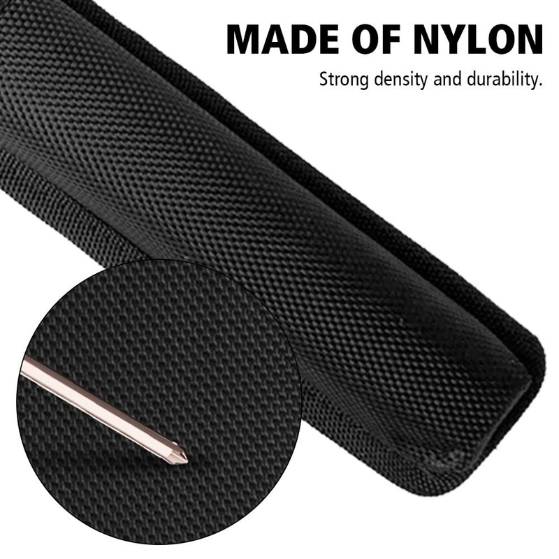Baton Holder, Nylon Baton Pocket Adjustable Baton Cover with Back