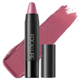 FOCALLURE Ultra Chic Matte Lipstick,Rich Vitamin E Lip Crayon,Lightweight Matte Color without Drying or Fading,Long Lasting Waterproof Lips Makeup,DARE YOU