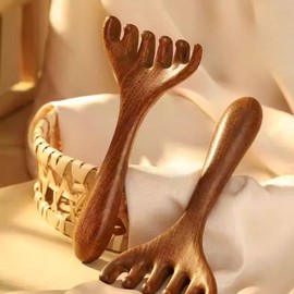 Daily hair acupressure, clean scalp, gua shacomb, body massager 15ea