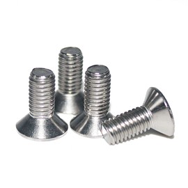 Countersunk Screws with Hexagon Socket (ISK) - M10 x 16 - (Pack of 10) - DIN 7991 / ISO 10642 - Full Thread - Countersunk Screws - Material: Stainless Steel A2 V2A