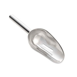 HIC Bar Slotted Ice Scoop, 18/8 Stainless Steel, 8.75-Inch