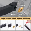 CHAWNIAO Indexable Lathe Turning Tool 21Pcs Kit 1/2" (12mm) Shank,