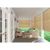 Easy2Hang Wheat 4' x 6' Side Shade Wall for Pergola,