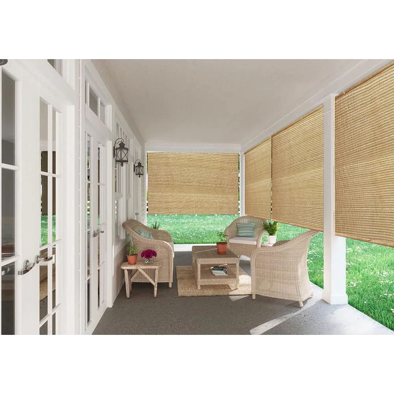 Easy2Hang Wheat 4' x 6' Side Shade Wall for Pergola,