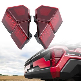 Left & Right UTV Ranger LED Tail Lights Compatible for Polaris Ranger 1000 XP/Crew 2018 2019 2020 2022 2023 2024 2025 Rear Brake Light .Replace# 2413766 2413767