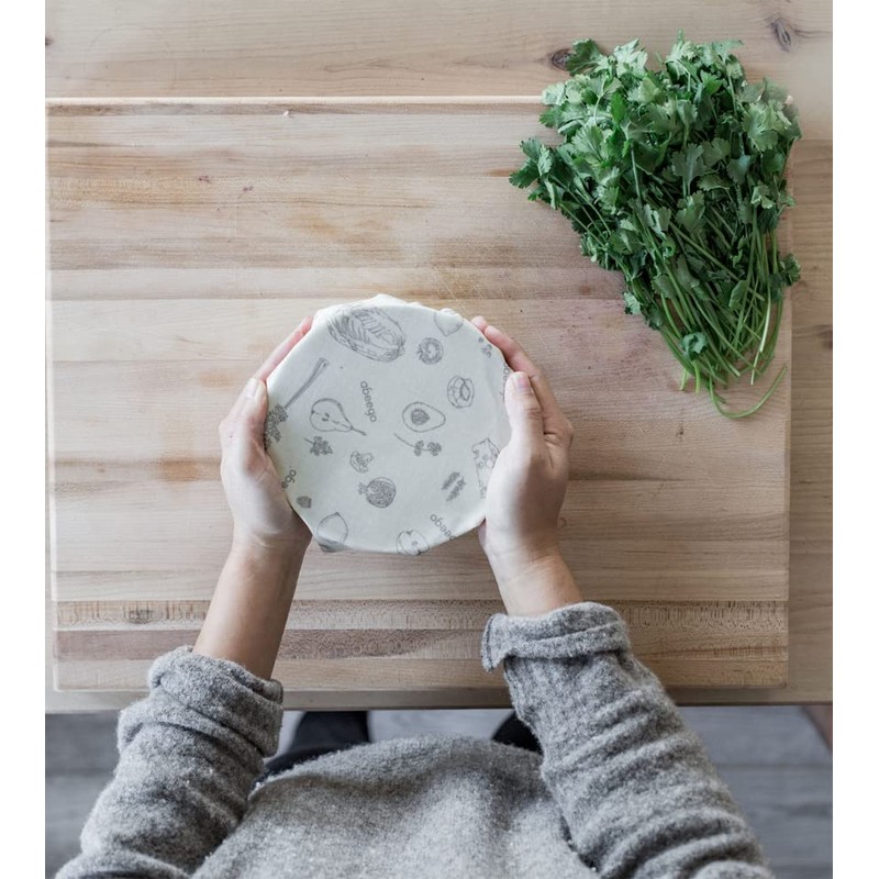 abeego Beeswax Wrap Set, Medium, Set of 3