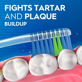 Oral-B Pro Health Fights Plaque & Tartar, 2 Count Soft Manual Toothbrush Pack, Indicator Bristles, Plaque Fighter, Gentle on Teeth