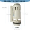 3" Dual Flush Valve Kit Fits for Project Source 2-Piece