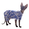 Sphynx Cat Four Leg Cotton Pajamas Elastic Pet Clothes for
