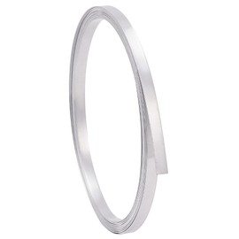 PH PandaHall 16.4 Feet Aluminium Flashing Roll Aluminium Foil Strips 1060 Aluminium Sheet Roll Grade 1 × 10 mm Aluminium Target Roller Made of Aluminium for Crafts 1 Roll