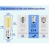 GFLSD E14 LED Bulbs Dimmable,4W 120V 350LM T4 40W Halogen