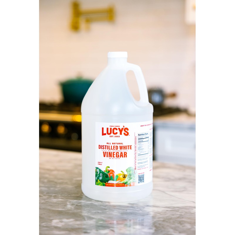 Lucy's Family Owned - Natural Distilled White Vinegar, 1 Gallon