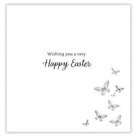 Noel Tatt Easter Greeting Cards Pack of 6 - Happy Easter Cards with Spring Countryside, Church, Rabbits and Lamb Design - General Multipack for Family, Friends and Children - 127 x 127mm