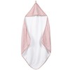 roba Organic Hooded Towel 'Lil Planet' Pink / Mauve, Muslin