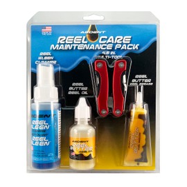 Ardent Freshwater Reel Care Maintenance Pack/Long-Lasting Protection and Clean/Includes Multi-Tool, Reel Butter Grease, Reel Kleen Cleaner, and Reel Butter Oil
