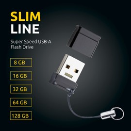 Intenso Slimline 64 GB USB-Stick USB 3.0 black