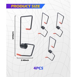 SCUARI 4PCS Windshield Wiper Arm Pressure Spring Booster,Car Accessories Spring Booster,Wiper Arm Booster with Silicone Cover,Wiper Arm Pressure Spring Set for Improved Visibility in Rain/Snow