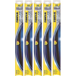 Rain-X 5079279-2-5PK Latitude 2-IN-1 Water Repellency Wiper Blade, 22" (Pack of 5)