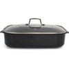 Blu. Cookware Roasting Pan with Lid and Roasting Rack, Non-Toxic,