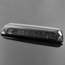 PIT66 LED Third 3rd Brake Lights Compatible with Toyota Tundra 2007-2016, High Mount Stop Parking Light Brake Cargo Lamps, Clear Lens Black Housing