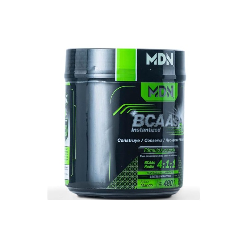 Bcaas Instantized Mdn Sports 480g Beta-alanina Sabor Mango, 40 Servicios,