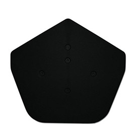 1 x Black Klober Universal Apex End Cap - Uni-Dry or Uni-Click - Mortar Free end Tile for Gable/Apex Roof.